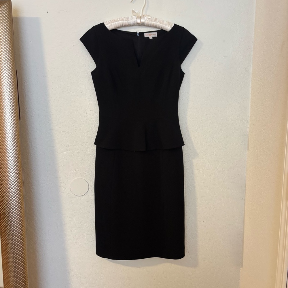 Tory Burch Black Midi Dress